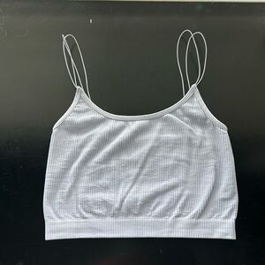 Ribbed Light Purple Pacsun Tank Top Crop Top